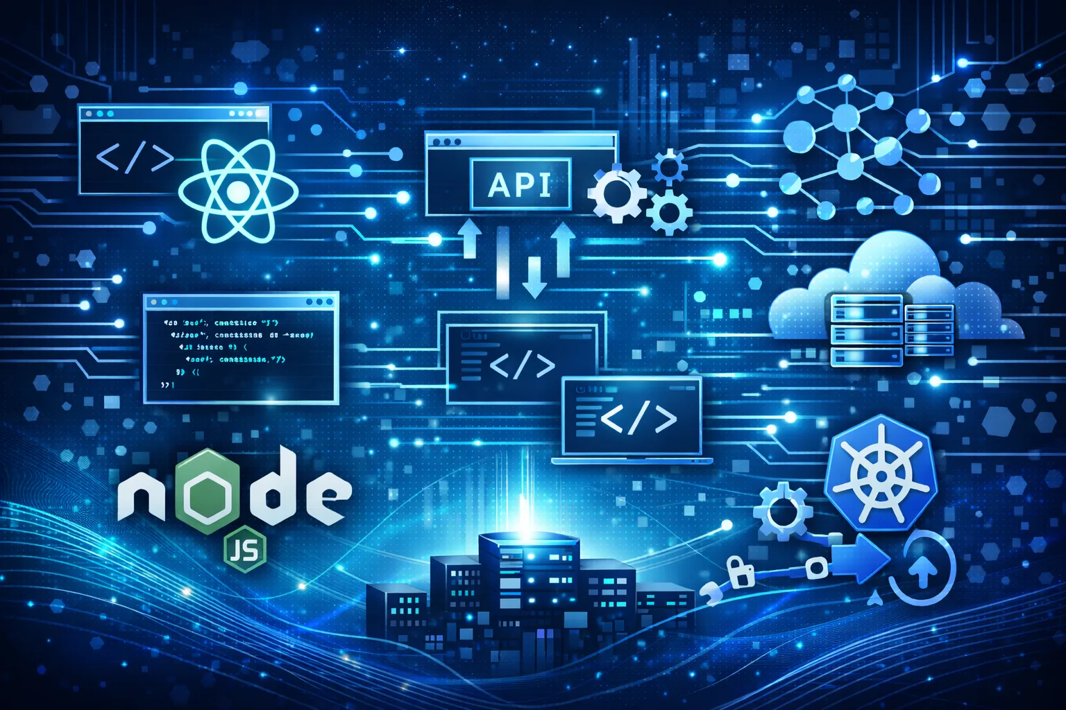 Imagen del curso Full-stack con React, Spring Boot y PostgreSQL