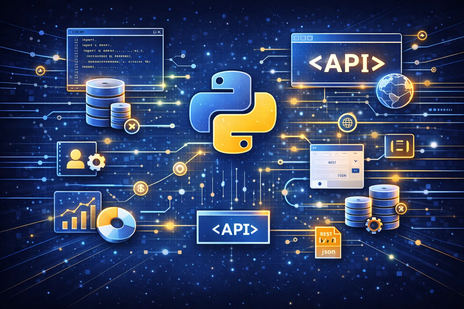 Imagen del curso Creación de APIs con Python